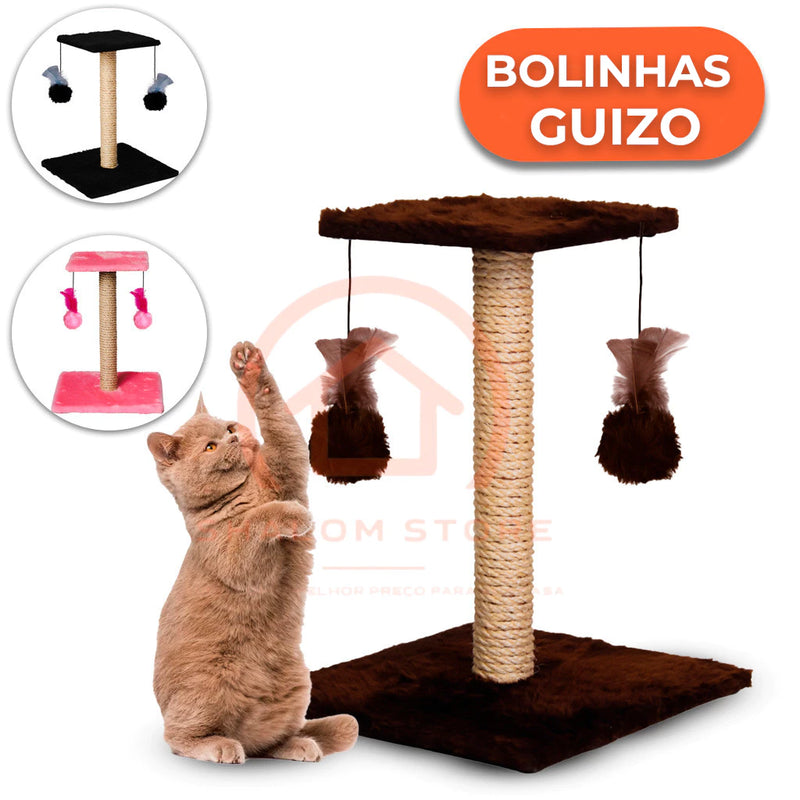 Arranhado Para Gatos Poste com Brinquedo