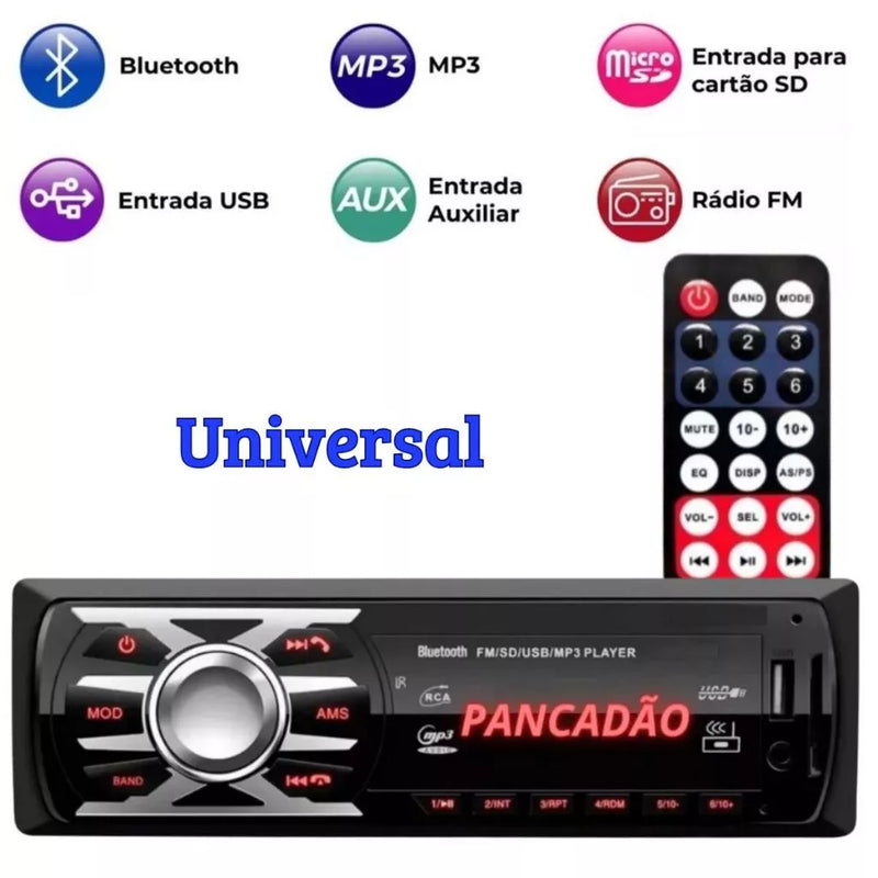 Radio Automotivo Bluetooth