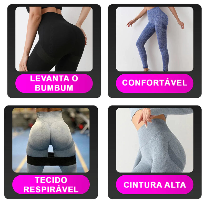 Kit com Duas Calças Legging