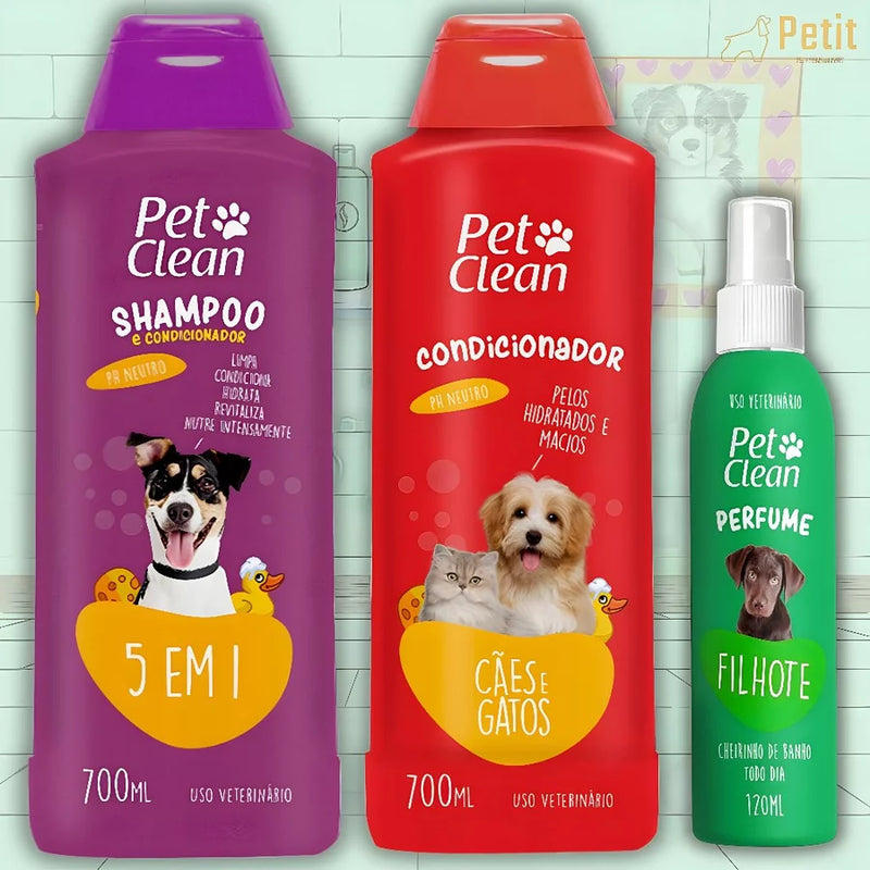 Kit Pet Clean Banho Completo