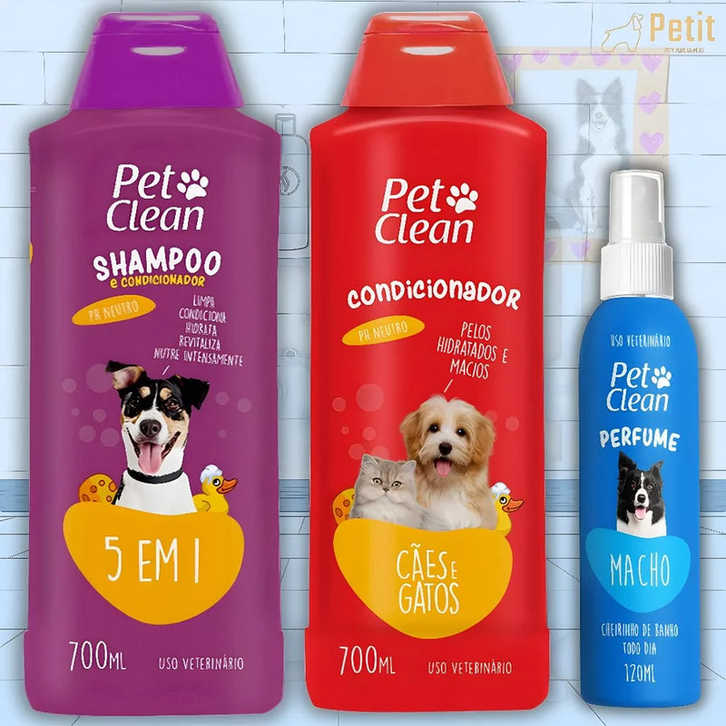 Kit Pet Clean Banho Completo