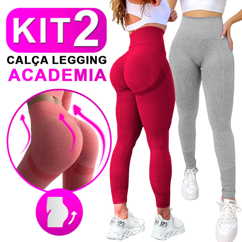 Kit com Duas Calças Legging