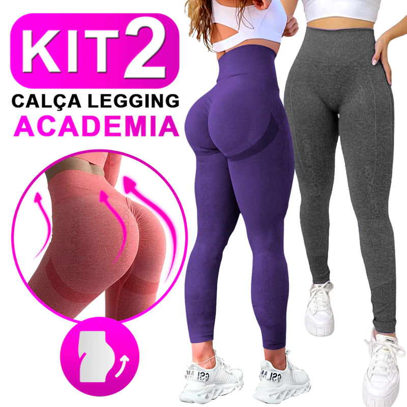 Kit com Duas Calças Legging