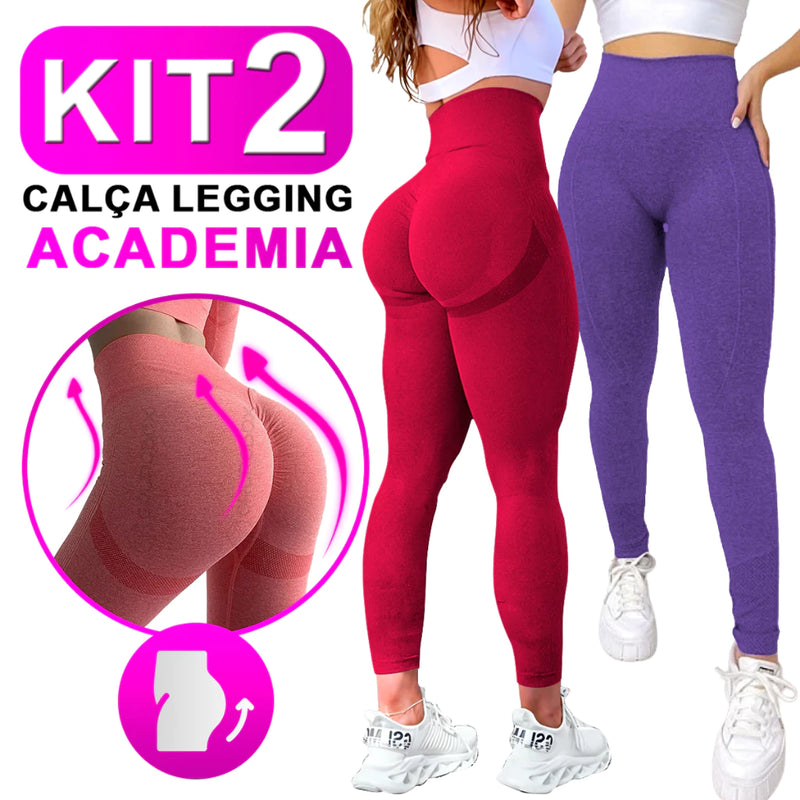 Kit com Duas Calças Legging