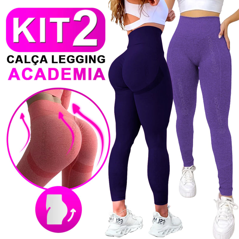 Kit com Duas Calças Legging