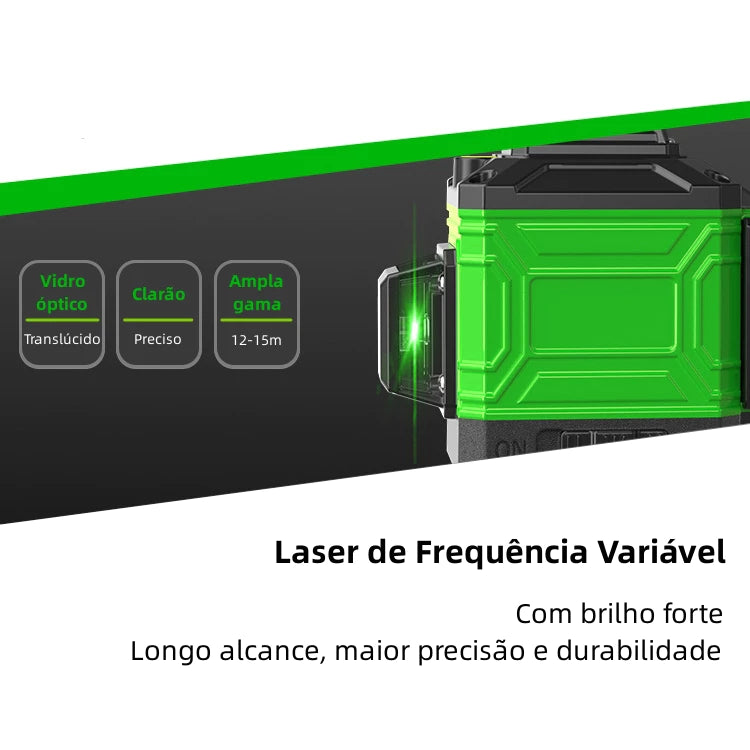 Nível a Laser 360° Verde