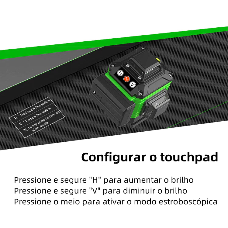 Nível a Laser 360° Verde