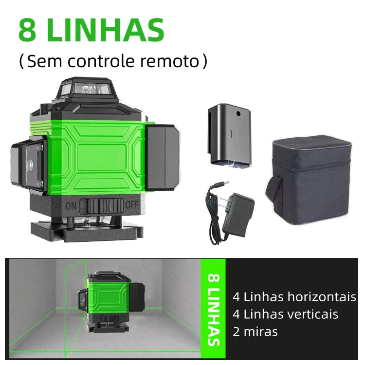 Nível a Laser 360° Verde