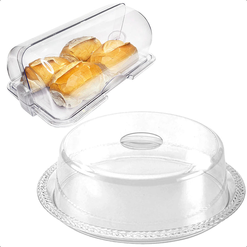 Conjunto Cristal & Sabor - Café da Manhã Elegante e Prático para Sua Mesa