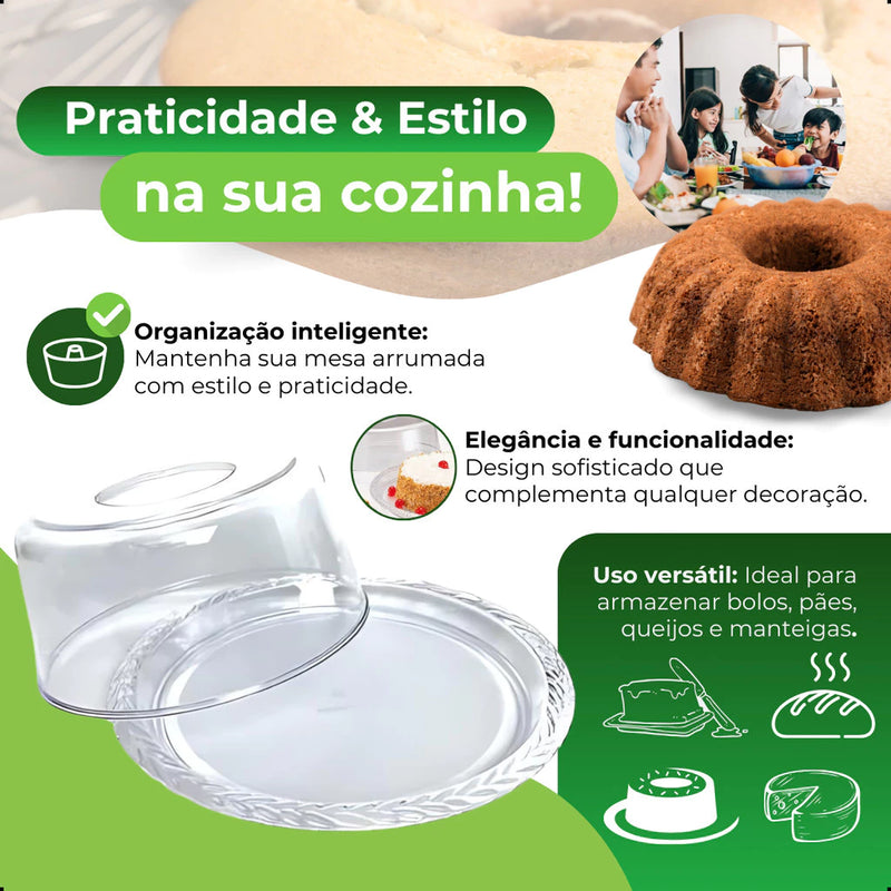 Conjunto Cristal & Sabor - Café da Manhã Elegante e Prático para Sua Mesa