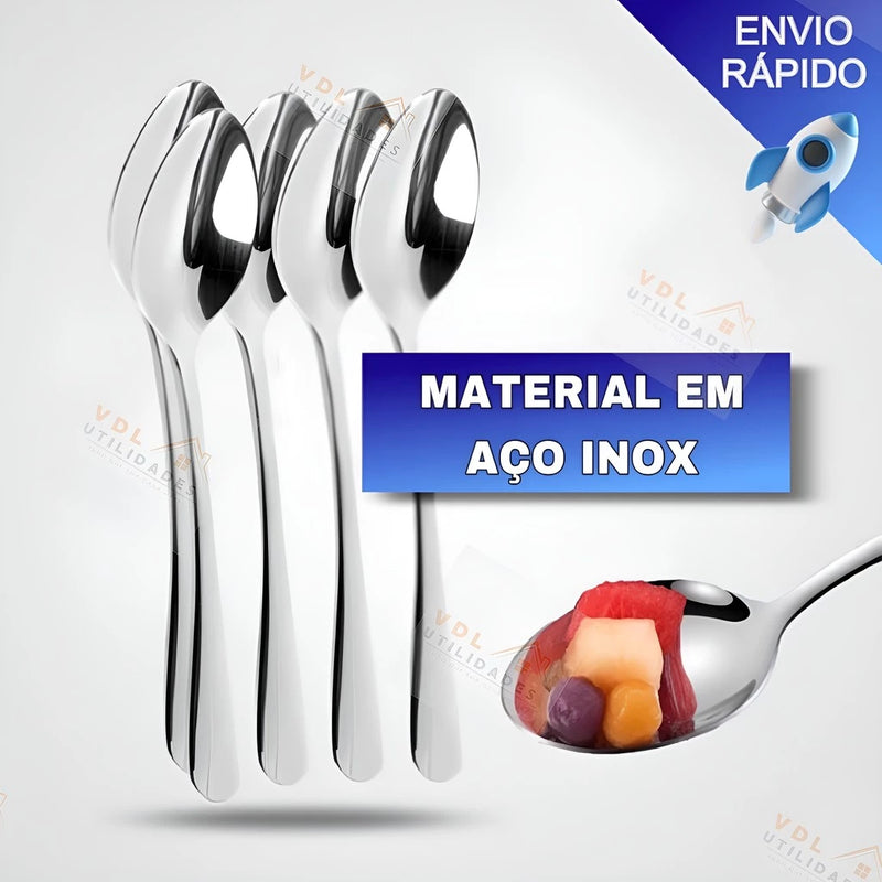 Kit de Talheres de Aço Inox - Qualidade e Elegância para Sua Mesa!