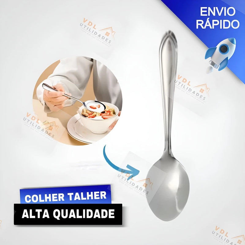 Kit de Talheres de Aço Inox - Qualidade e Elegância para Sua Mesa!