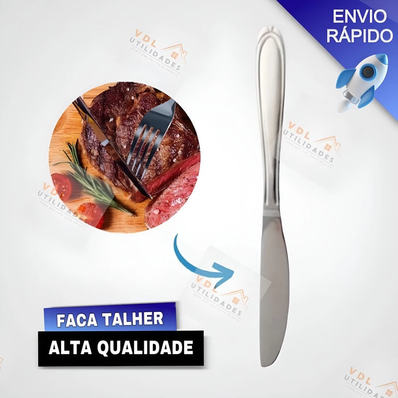 Kit de Talheres de Aço Inox - Qualidade e Elegância para Sua Mesa!