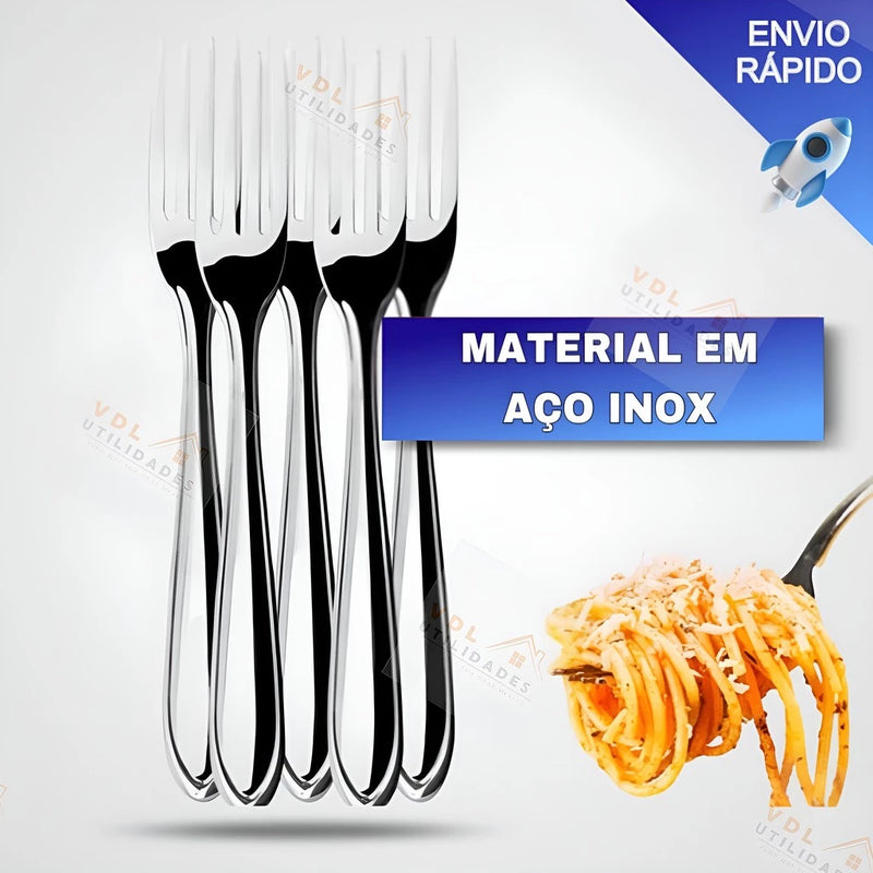 Kit de Talheres de Aço Inox - Qualidade e Elegância para Sua Mesa!